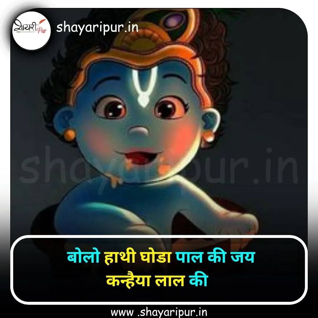 Shri Krishna ki Shayari status In Hindi
