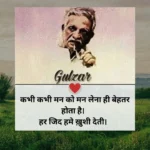 Gulzar shayari on love in hindi